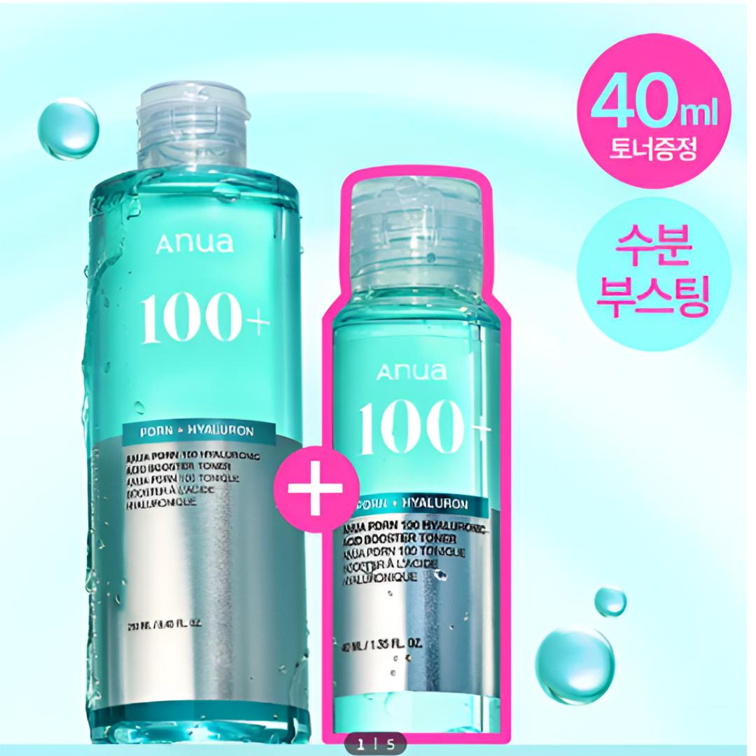 [ANUA] PDRN 100 Hyaluronic Booster Toner Set 250 ml (+ 40 ml)
