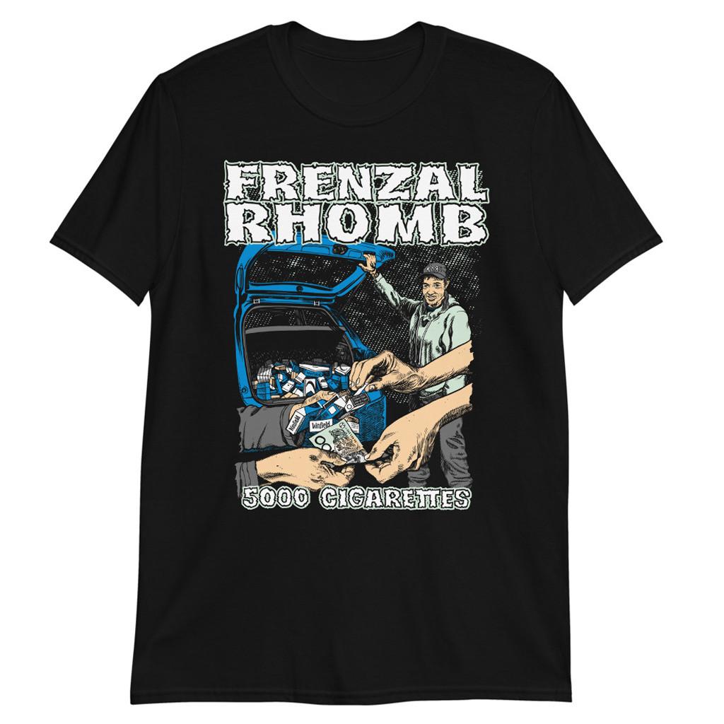 Frenzal Rhomb punk rock band 5000 Cigarettes black T-shirt S-5Xl JM226