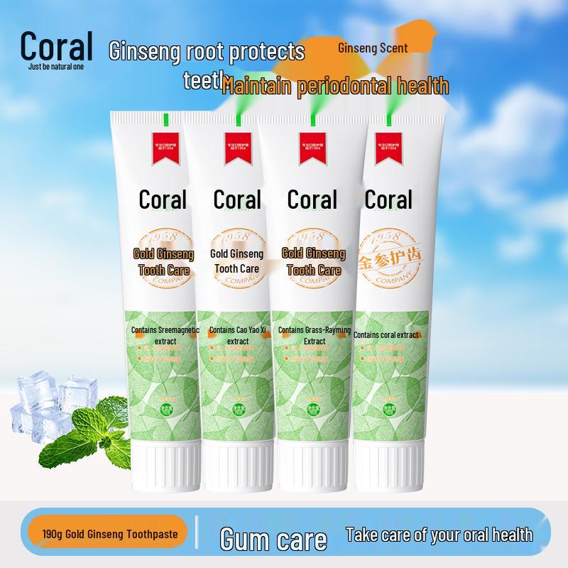 

Caoshanhu Golden Ginseng Herbal Toothpaste