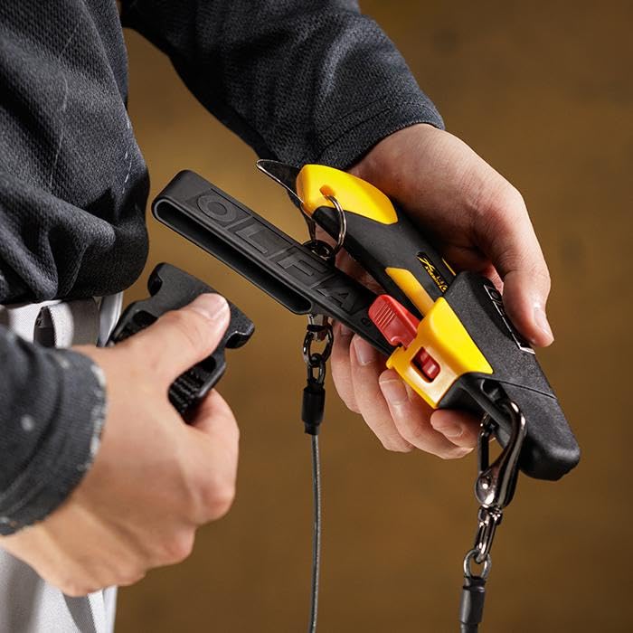 OLFA Hyper Quick Holder Speed Hyper AL Type 20th Anniversary Nylon Knife Holder Pouch Black (Includes Model) Bag,