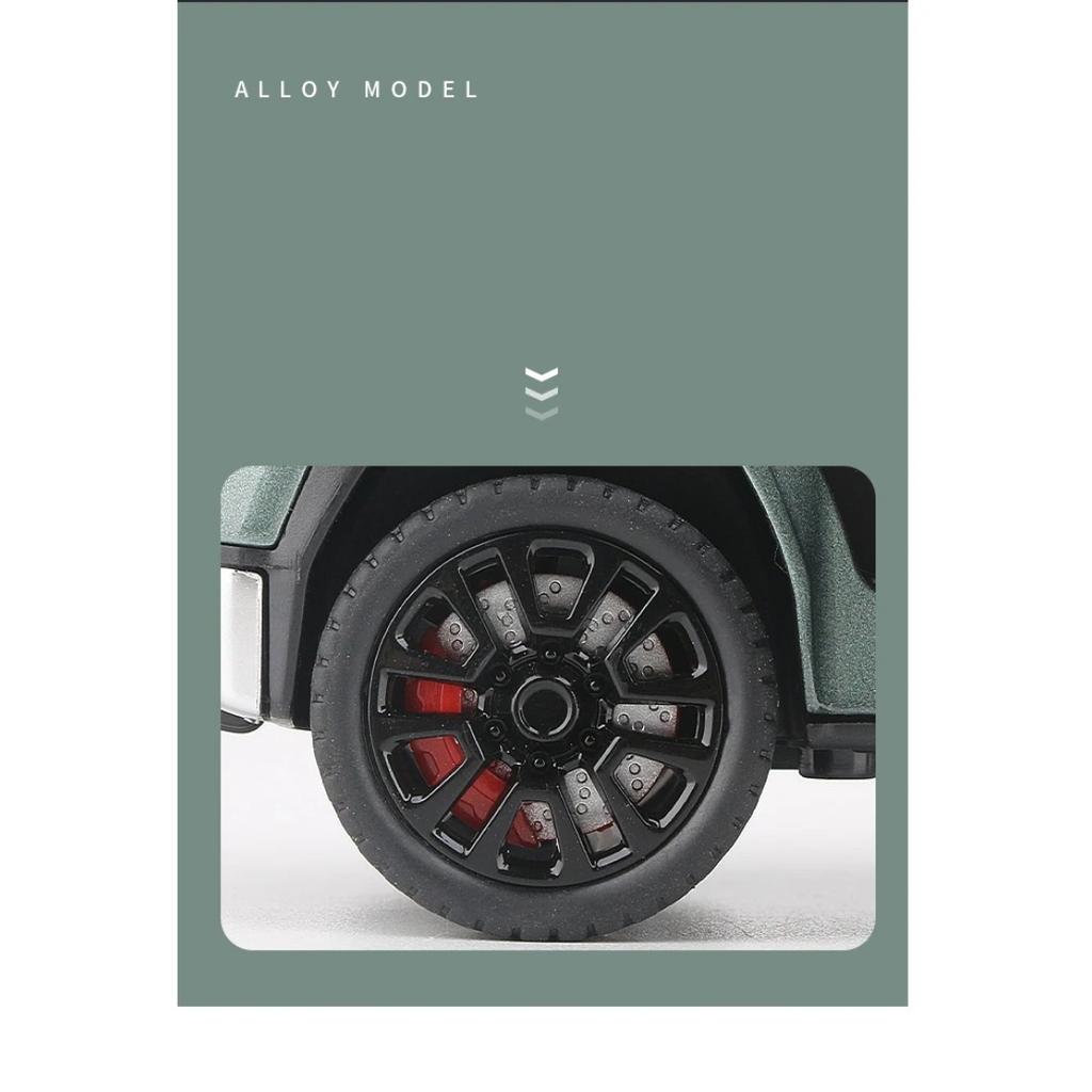 1/32 BYD Look UPAT U8 SUV Alloy Die Cast Toy Car Model Sound and Light Pull Back Children's Toy Collectibles Birthday Gift