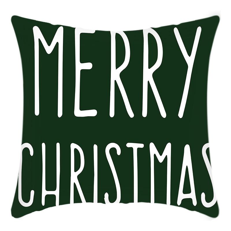 New Christmas Pillowcase Christmas Tree Print Santa Claus Dwelling Decoration Holiday Pillowcase