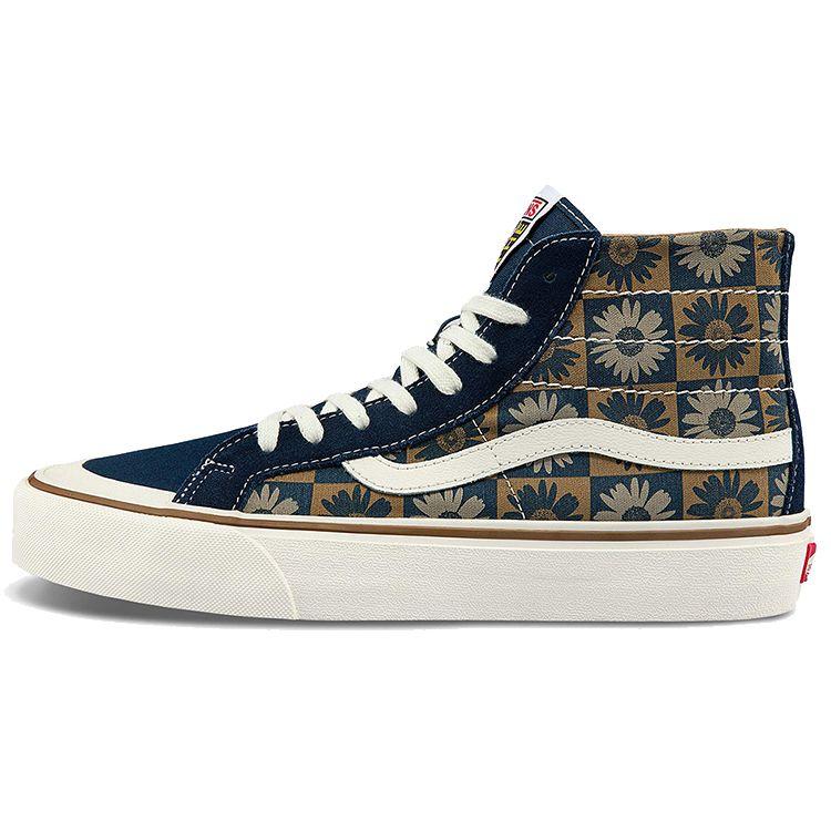 Vans Sk8 Print High-Top Skate Shoes Unisex Sneakers Blue Multicolor VN0A3MV1A5A