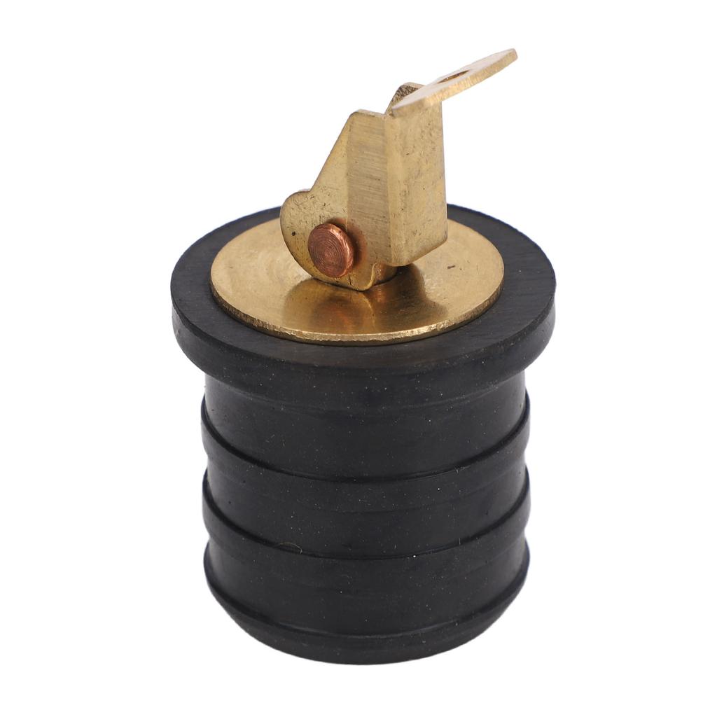 Boat Live Well Plug Brass Livewell Bait Well Drain Plug Tight Sealing Boat Drain Plug Boat Drain Plug for Bilge Beam