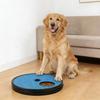 Dog Slow Feeder Nail File Pet Feeder with Fun Interactive Rotatable Cover Treat Dispenser Toy