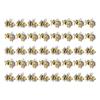 40Pcs Wooden Bee Buttons Cartoon Decorative Embellishment for Sewing Knitting Scrapbooking