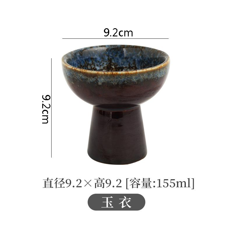 Ceramic Dinner Bowls High Feet Snack Bread Dessert Tray Soup Basin Soup Bowl Restaurant Round Specialty Tableware Cooking Plates