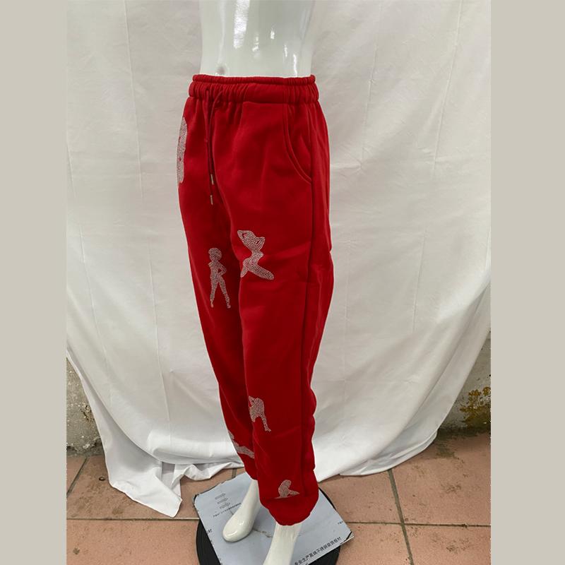 Y2K Trendy Mote Street Style Personlig Tilfeldig Løse Bukser