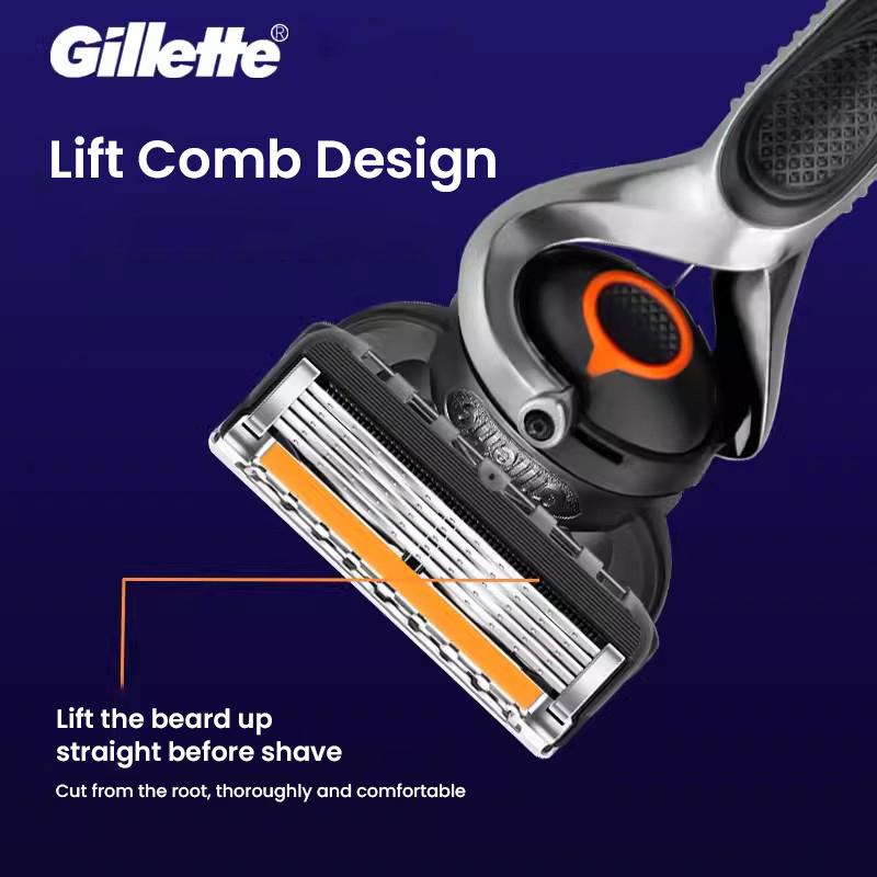 Gillette Fusion 5 Razor 1 Handle 4 Razor Heads 1 Stand