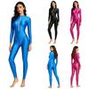 Womens Full Body Coverage Rash Guard Bathing Suit Long Sleeves Long Pants Jumpsuit One Piece Swimwear