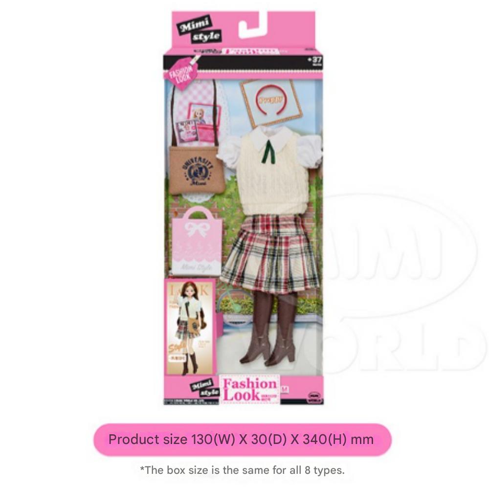 Mimi Mode Stil Kostüm Marine Look (Möglichkeit 8) (Keine Puppe)