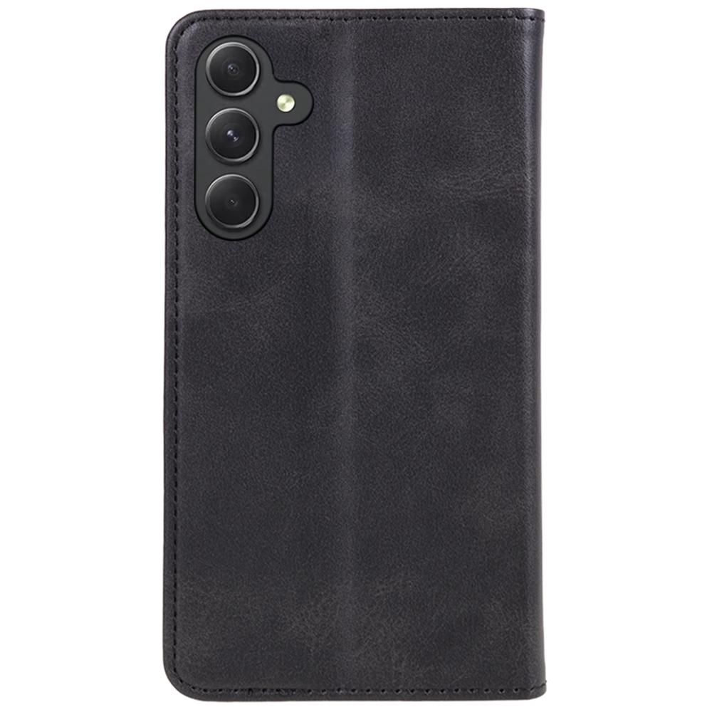 For Samsung Galaxy A17 5G/A26 5G Case Strong Magnetic PU Leather Phone Cover Calf Texture