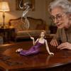 Women Statue Table Decoration Incense Holder Sculpture for Bookcase Window Sill Bookshelf Display Cabinet Nightstand Study