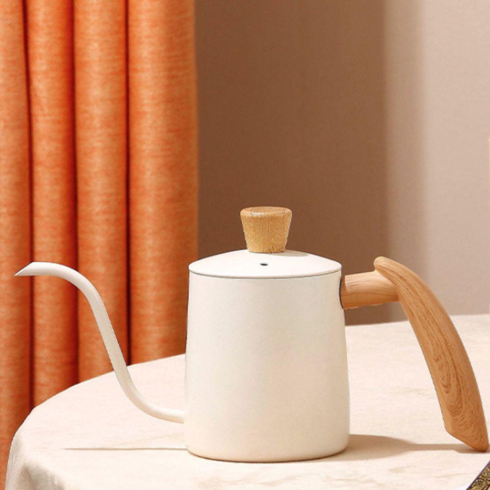 304 Stainless Steel Pour Over Coffee Kettle 350/600 ML Coffee Maker Pot Gooseneck Coffee Pot  Home
