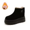 Thick-soled snow boots women's winter new leisure sports fashion short boots versatile short thermal women's boots