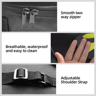 Portable Diving Fins Bag PVC Fins Protective Bag with Shoulder Strap for Scuba Diving