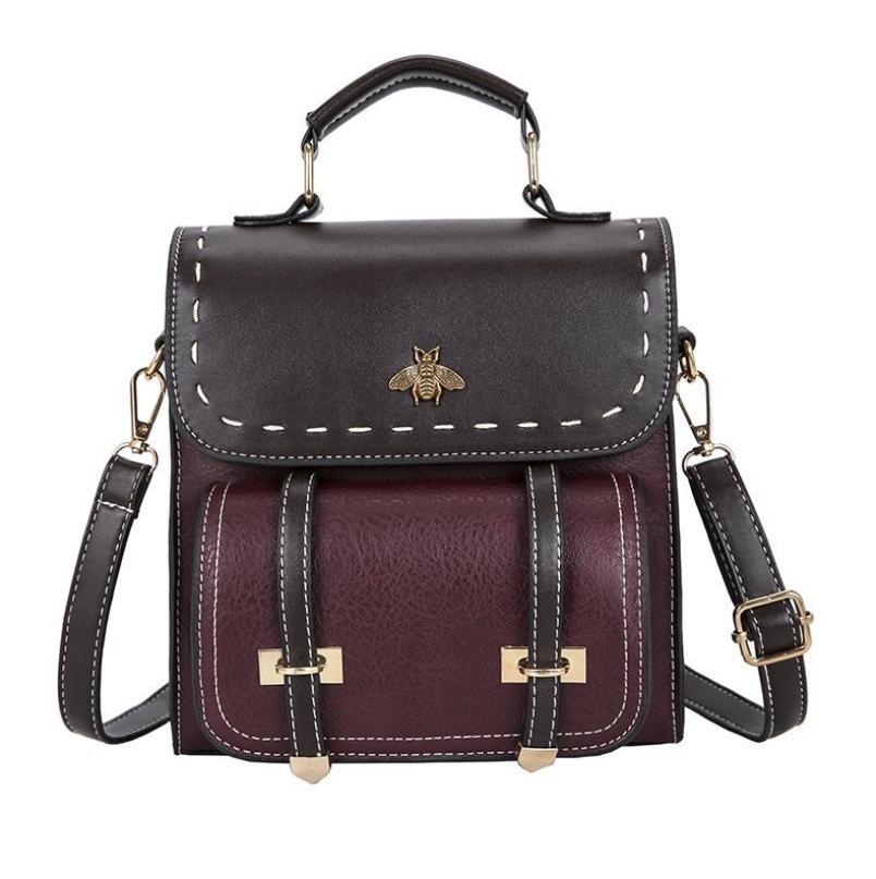 Fashion Brand Designer Women'S Handbag Small Bee New Messenger Bag Pu Mini Multi-Purpose Versatile Shoulder Bag