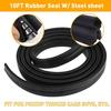 10ft Car Rubber Seal Trim Molding Strip Door U Edge Lock Protector All Weather