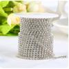 Compact Glass Silver Beautiful Sparkling DIY 1-row 2-row 3-row Trim 1 Yard Rhinestone Crystal