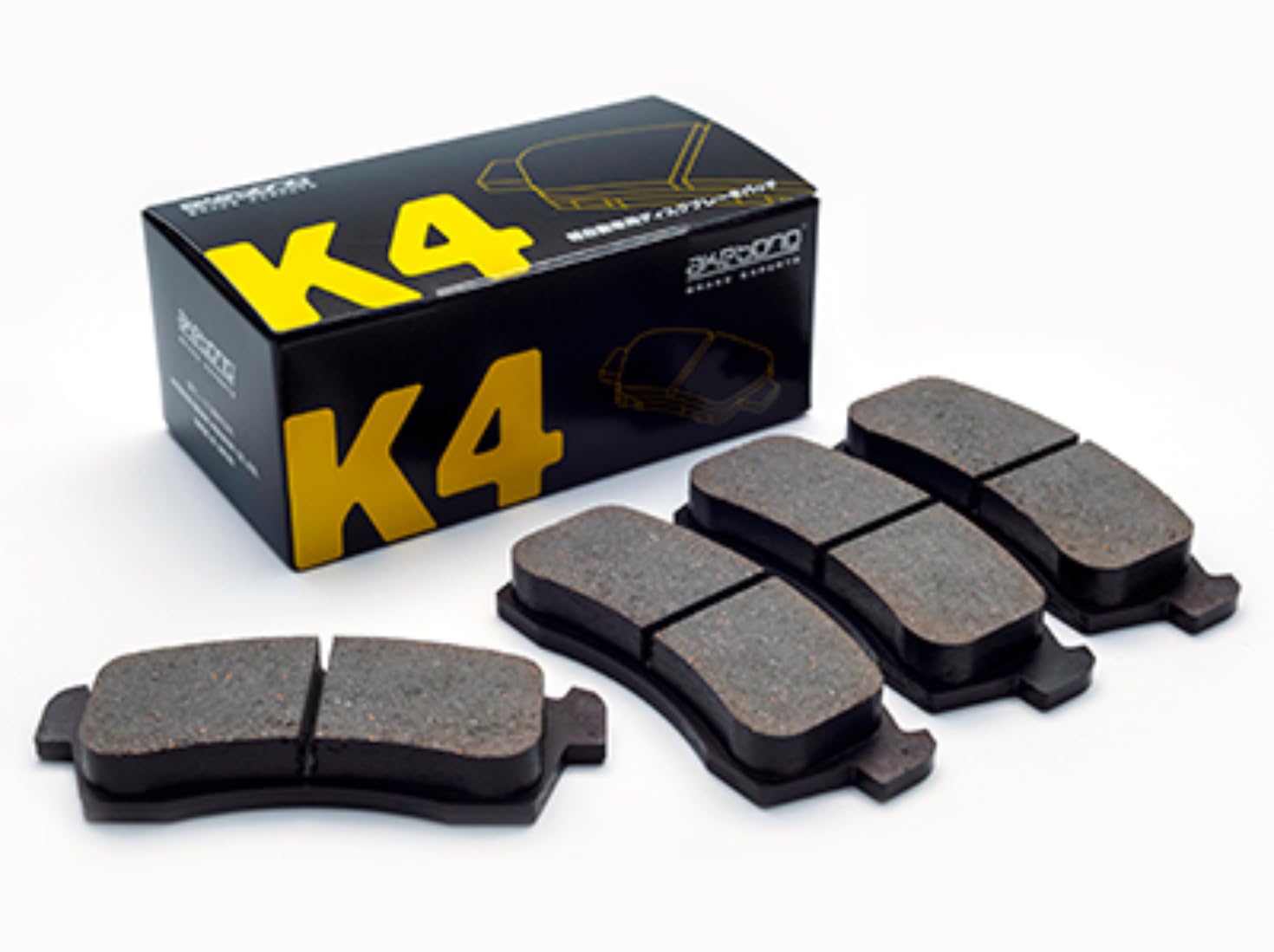 

Akebono K-683WK K4 Front Brake Pad for Light Vehicles чёрный