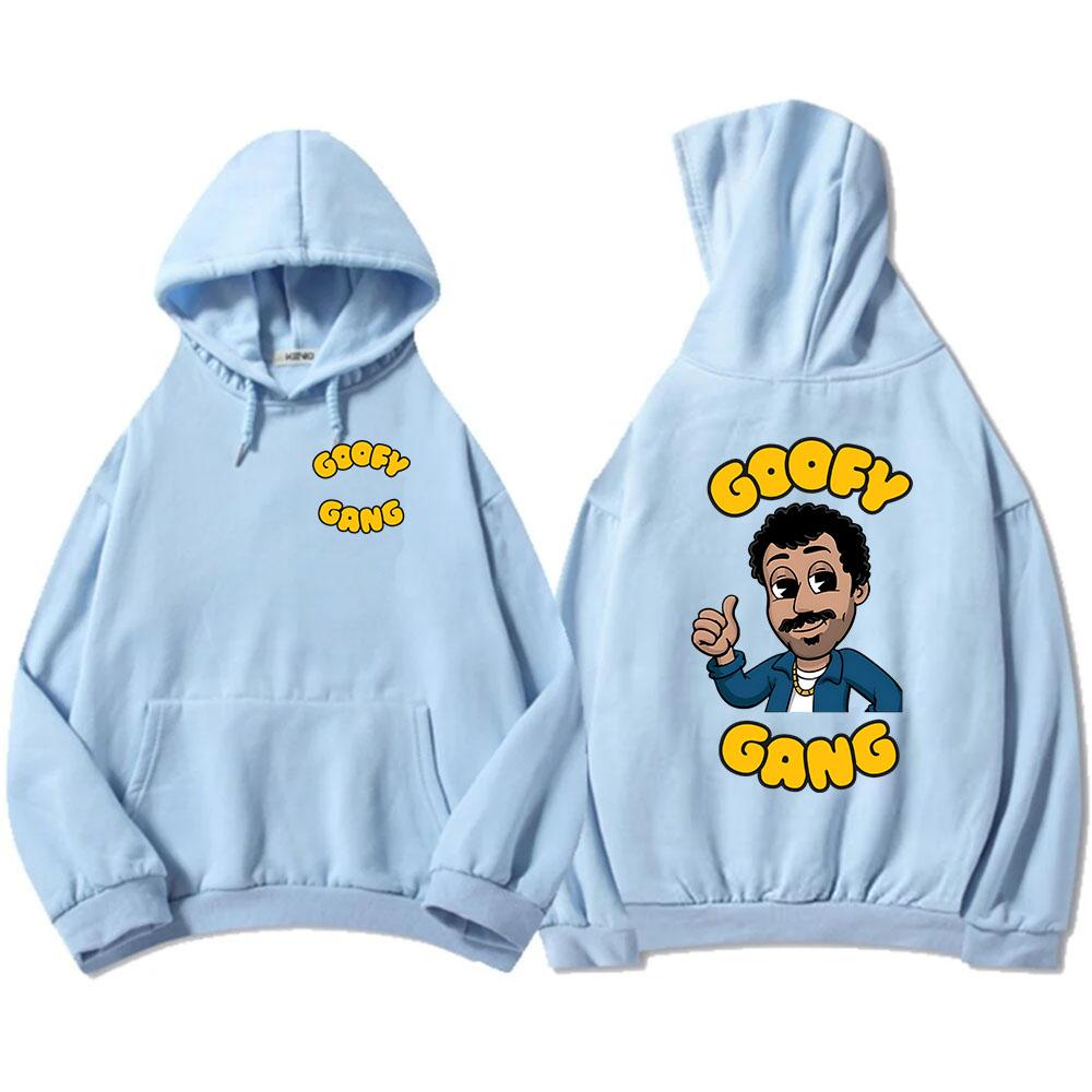 

Goofy Gang Hoodie Morgan Jay Cartoon Graphic Sweatshirts Hooded Long Sleeve Male Pullovers Pocket Fleece Casual Men Hoodies Tops L