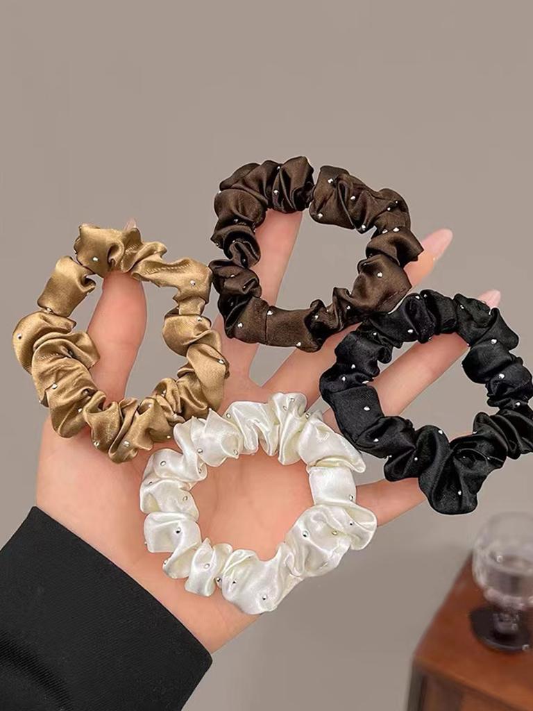 1/4 Stück Mode Exquisite Diamant Dünndarm Elastische Haarbänder für Frauen Mädchen Party Haaraccessoires