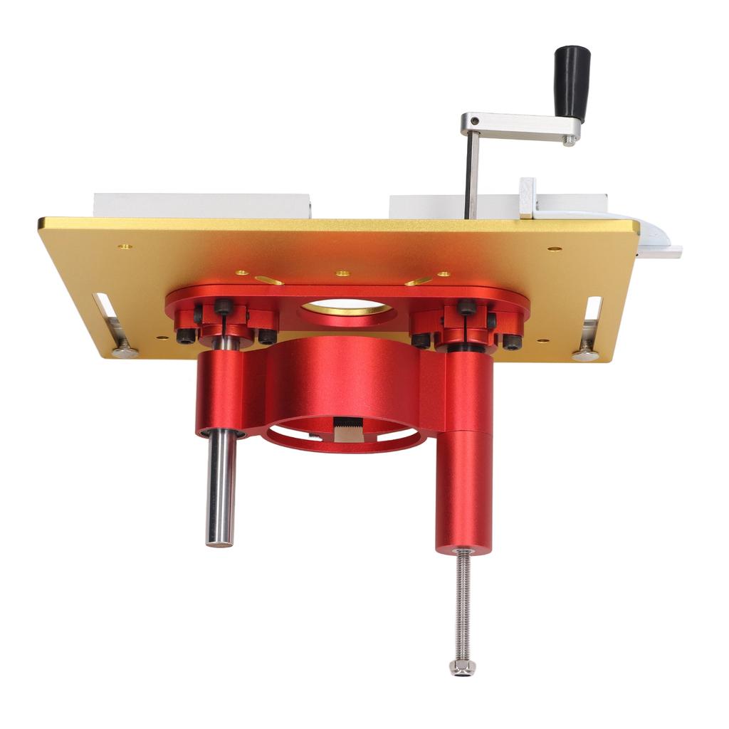 Router Lift System Electric Router Table Insert Plate Lifting Base Kit for Woodworking Chamfering Trimming