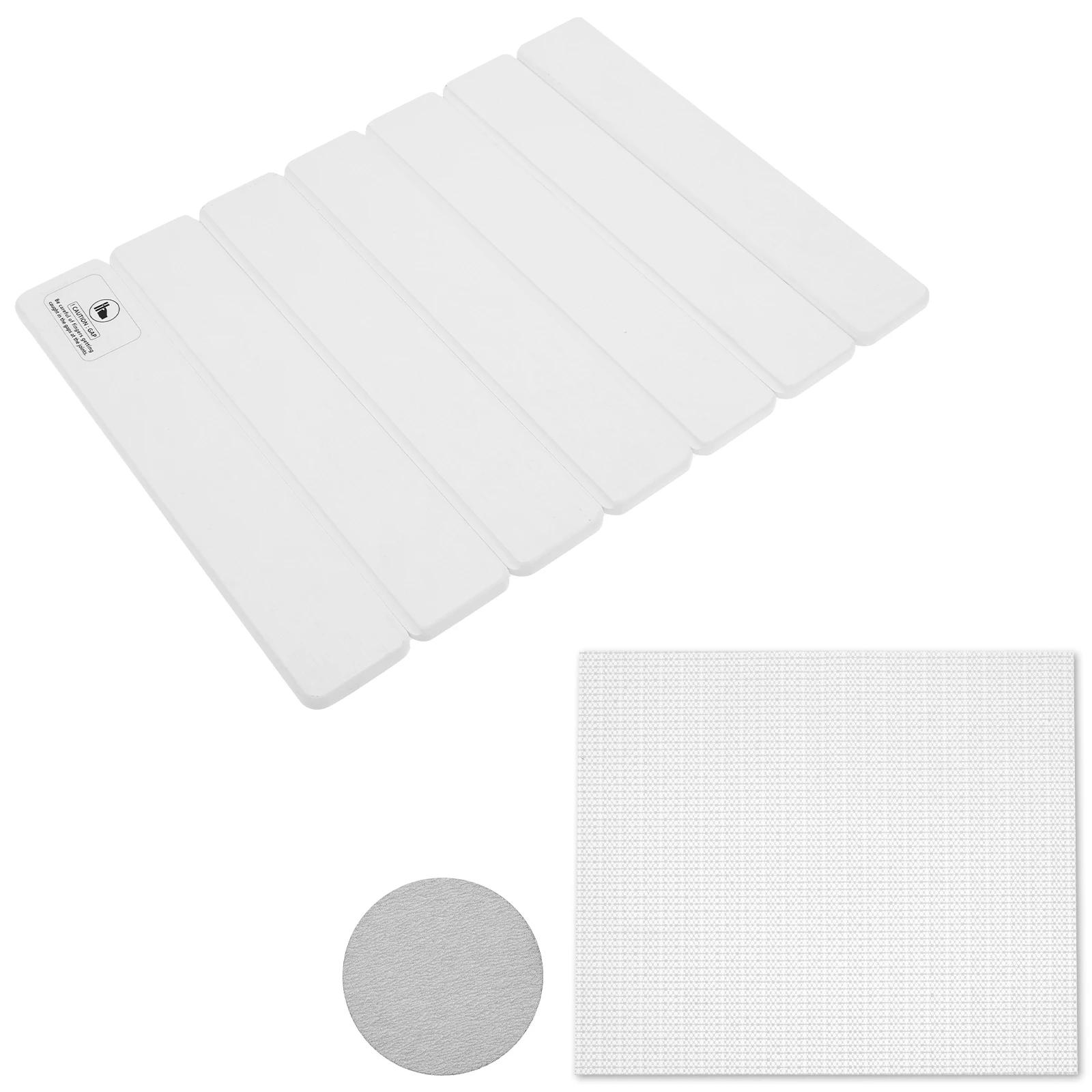 Каменная сушилка для посуды для кухонной столешницы 16 дюймов Складная Быстросохнущая Каменная Подставка для сушки посуды с Нескользящей Подкладкой для Ванной 30x40CM белый 3680₽