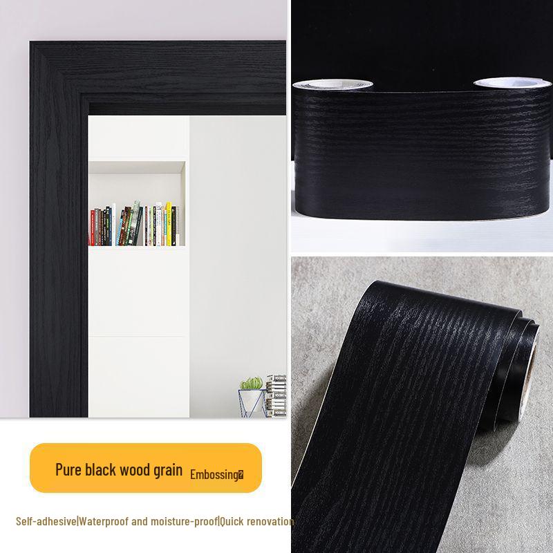Self-Adhesive Wood Grain Door Frame Repair Trim Strip