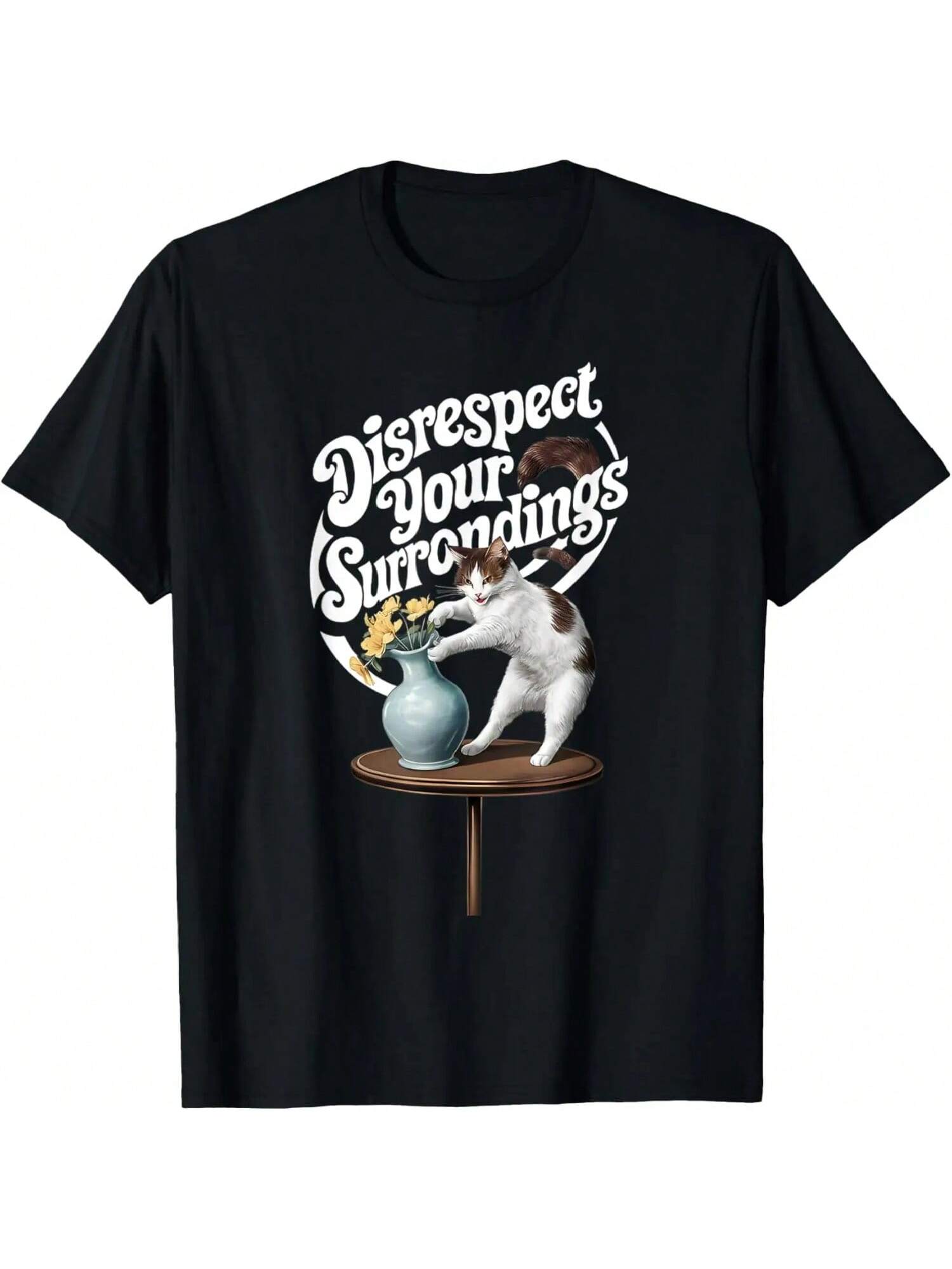 Funny Disrespect Your Surroundings Apparel T-Shirt S разноцветный