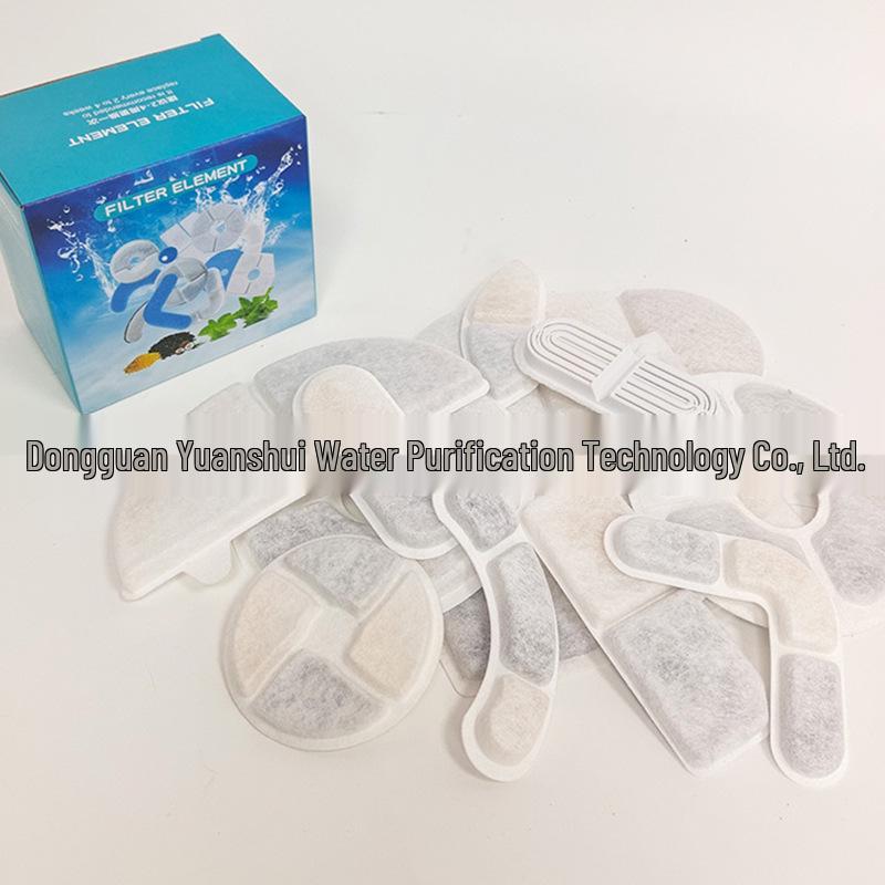 Round Arc Cotton Pet Water Fountain Filter Cartridge
