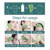 Woman Roller Jade 3-piece Set Massager Face Eyes Neck Forehead Beauty Scraping Pebble Facial Massage Stick