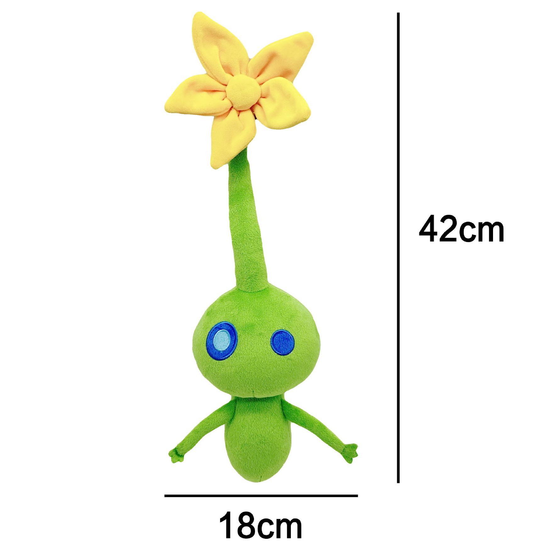 Pikmin Pluche Speelgoed IJs Vleugelige Bloem Bladeren Knop Gevulde Plant Pop Roze Blad Zacht Pluche Beeldje Decor Kussens Voor Kind Kerstcadeau