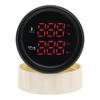 Red LED Digital 52mm Water Temperature+Oil Press Meter 10BAR 145PSI 2 IN 1 Dual Gauge with Flashing Alarm for Car Marine 12V 24V