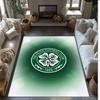 Tappeto Morbido Antiscivolo per Interni con Motivo Calcio Celtic FC, Tappetino Decorativo Sportivo per Camera da Letto