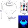 Żarówka Bluetooth do muzyki Żarówka LED RGB Zmieniająca kolor z pilotem do Party Dom Sypialnia Bar