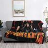 Coperta Pantera Band USA Dimebag Darrell Poster Morbida Calda Flanella Coperta da Divano Copriletto per Letto Soggiorno Picnic Viaggio Casa