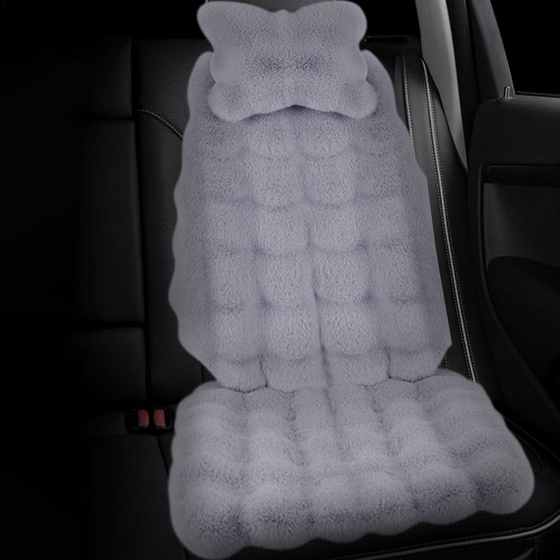 3 buc Puffys pernă auto set pernă scaun auto de iarnă îngroșată caldă pernă de pluș respirabil protector mat pad auto accesor