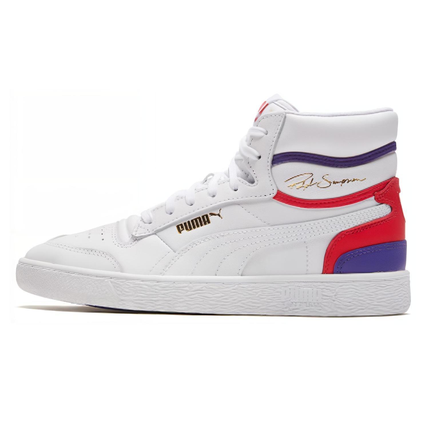 PUMA Ralph Sampson Mid  Red Blue White  Men s 370847-10 EU 38