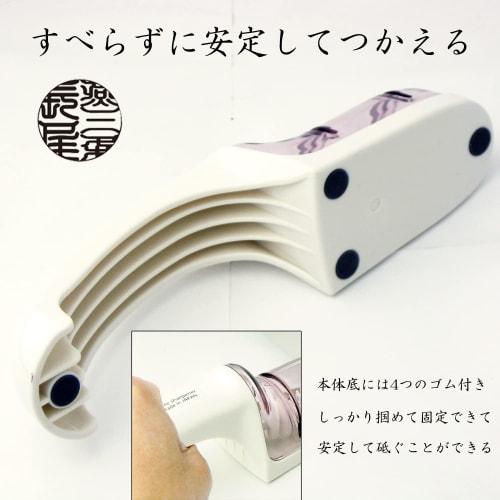 Nagao Tsubame-Sanjo Double Knife Sharpener, Diamond Rough Sharpening and Ceramic Finish Sharpening, for Double-Edged Knives, Made in Japan