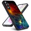 Colorful Space For Samsung Galaxy S23 S24 S25 Ultra S22 Plus S21 Black Soft Case Waterproof Soft Case