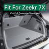 Fit For Zeekr 7X Car Full Coverage Trunk Mat Anti Dirt Pad Auto Interior Modification