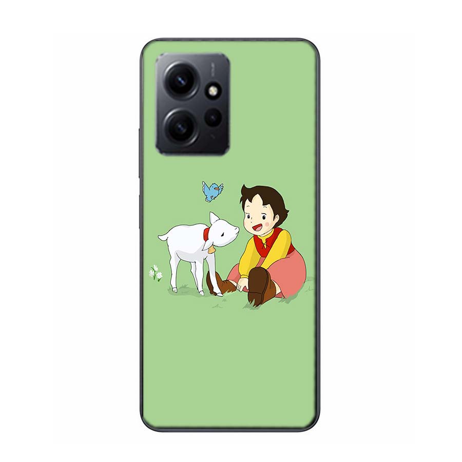 

Heidi Cartoon Phone Case For Redmi 12 13C 12C 15C 9 10 10C Note 13 Pro Plus 14 15 Pro 9T 9C 9A TPU Soft Cover Clear Cell Cases S Redmi Note 14S