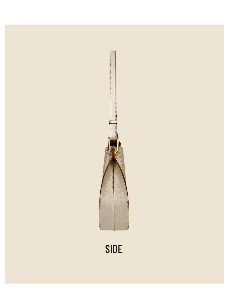 2024 Soft Leather Women's Saddle Bag - Trendy, Light Luxury Crossbody and Shoulder Bag