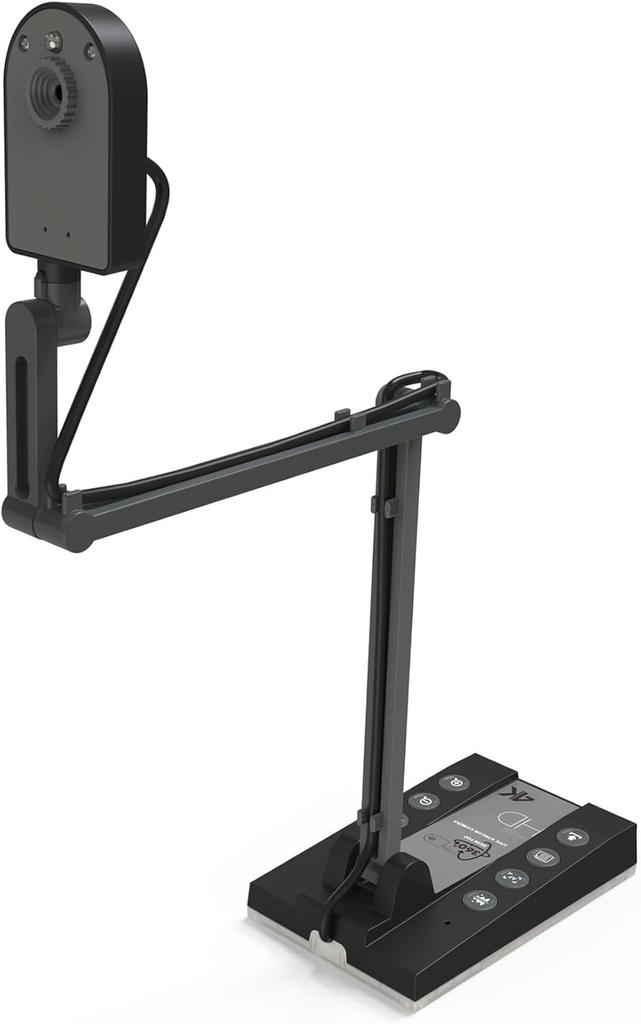 TreasLin HDMI Document Camera 15MP Output Supports Video Import To PC and Save Images To SD Card 4K High Definition Image Quality External Input