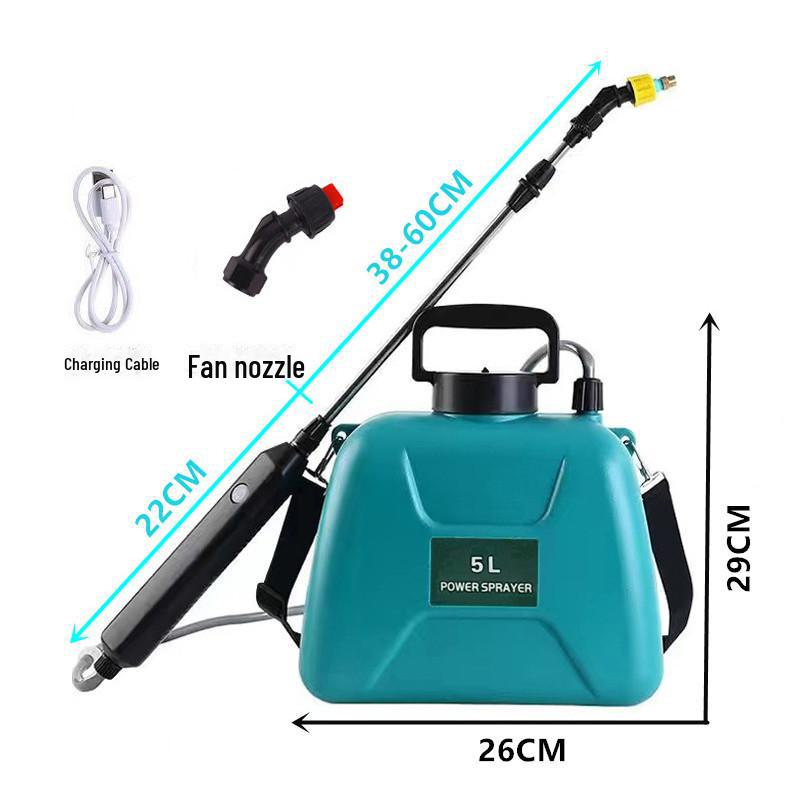 Electric Handheld Spray Gun for Gardening and Disinfection