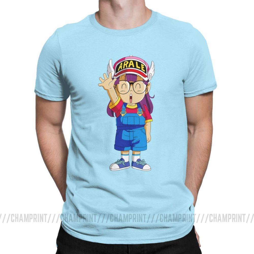 Dr Slump Men T Shirt Arale Funny 100 Cotton Short Sleeve Tees O Neck T Shirt