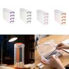 Transparent Storage Bin Plastic Organizer Box with Lid for Kids Boys Girls Crafts Toys Stationery Pouch