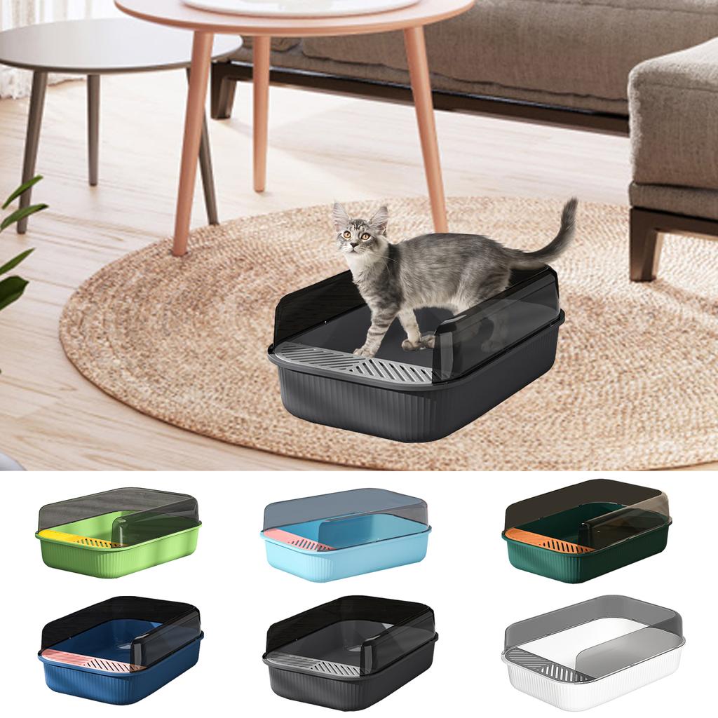 Cat Litter Toilet Semi-Enclosed Proof Cat Toilet Training Cats Pet Cats Clean Supplies