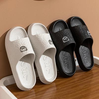 Herren Hausschuhe Sommer Cartoon Bär Indoor Weich Dicke Sohle Anti Rutsch Damen Exquisite Pantoletten Badezimmer Strand Outdoor Schuhe Paar